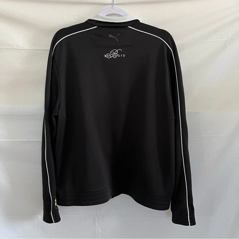 PUMA Bellagio Las Vegas Hotel Black Full Zipper Track Jacket Size Large - Picture 2 of 16